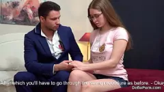 play Busty MILF Initiates Innocent Teen into Hardcore Reality
