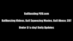 play POV Humiliation Fetish: Kick My Balls So Hard